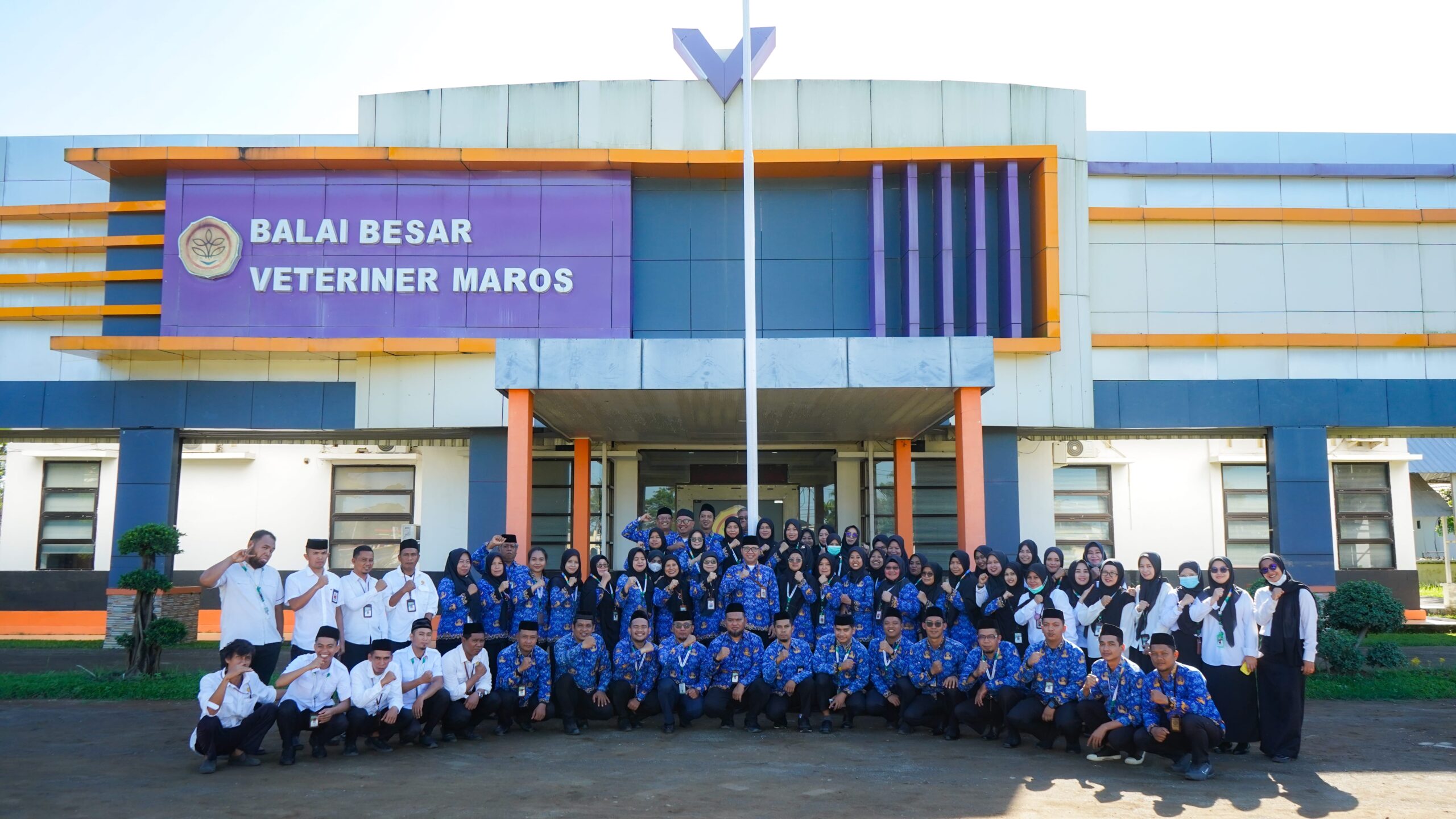 Pegawai BBV Maros Laksanakan Upacara Peringatan Hari Sumpah Pemuda ke-97 Tahun 2025