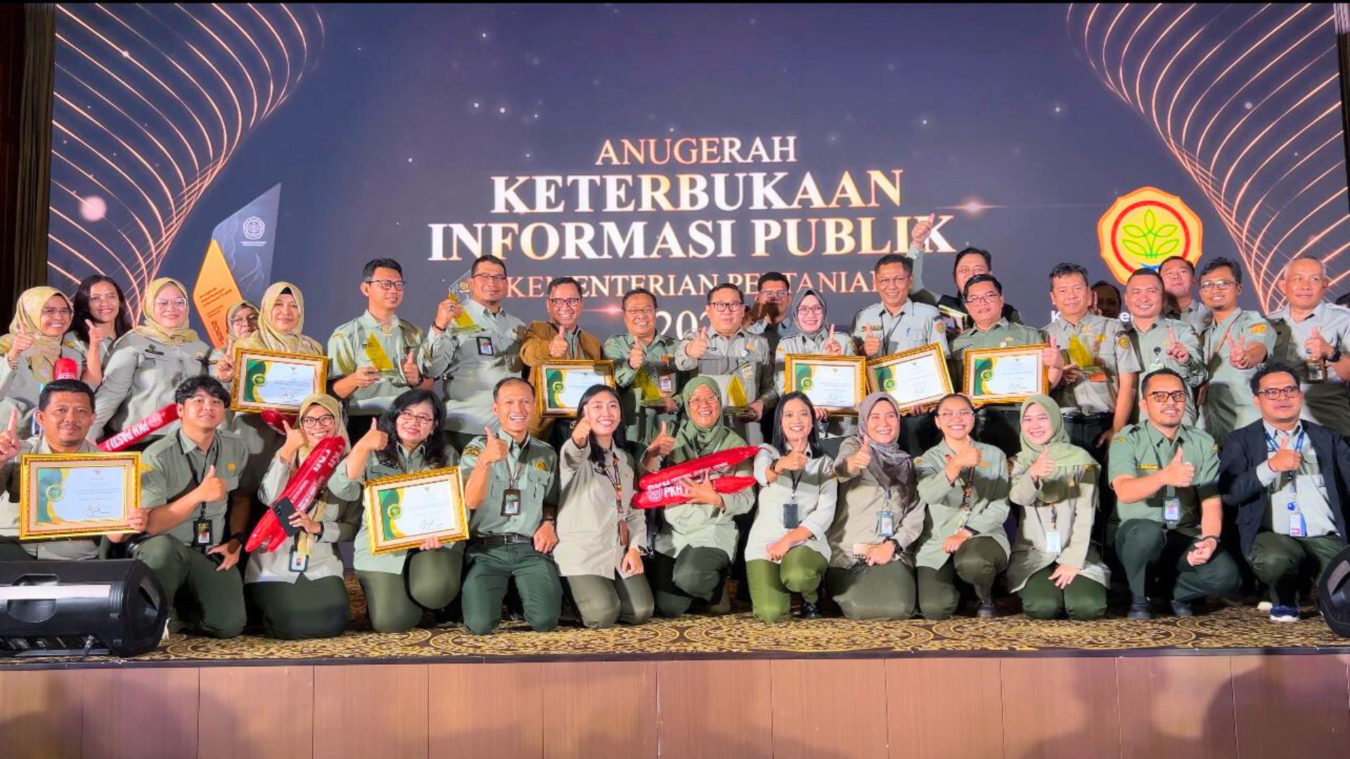 BBV Maros Raih Predikat Informatif dan Petugas PPID Terbaik II pada Anugerah Keterbukaan Informasi Publik 2025