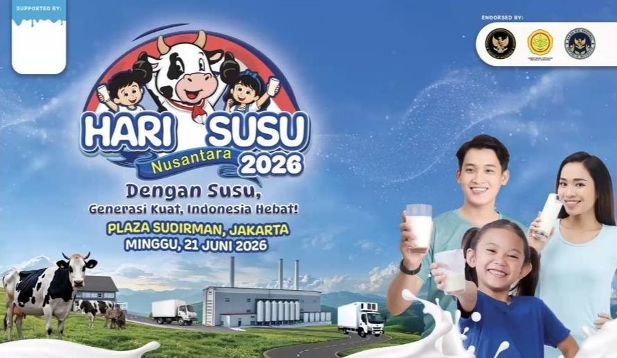 Dorong Konsumsi Susu, Hari Susu Nusantara 2026 Targetkan Generasi Produktif