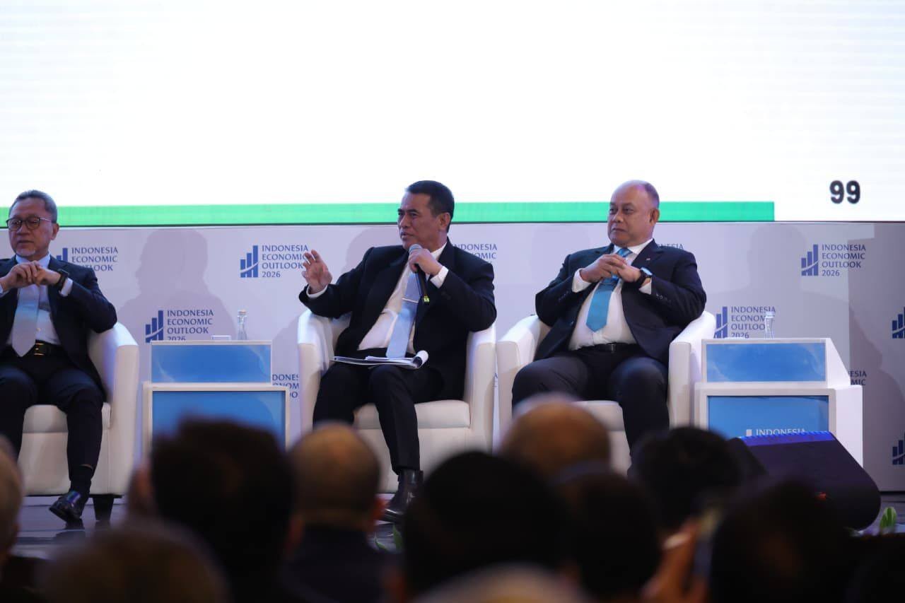 Mentan Amran Paparkan Strategi Swasembada Pangan dalam Indonesia Economic Outlook 2026