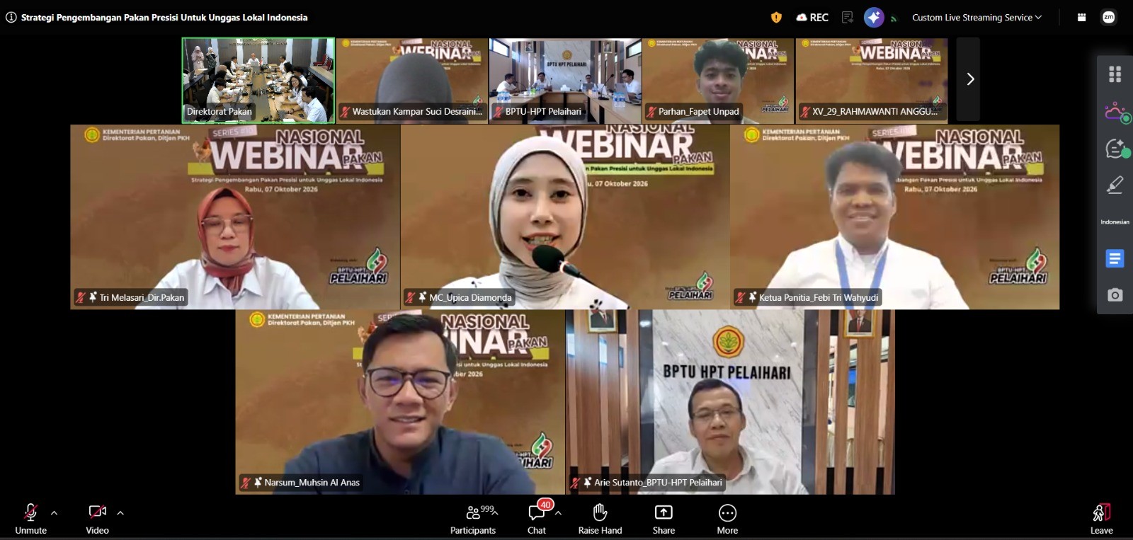 Kementan Dorong Pakan Presisi, Tingkatkan Produktivitas Unggas Lokal